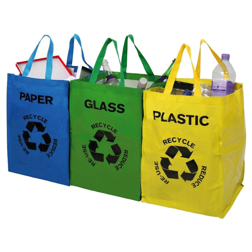Set Of 3 Recycled Bags (53 Litres)