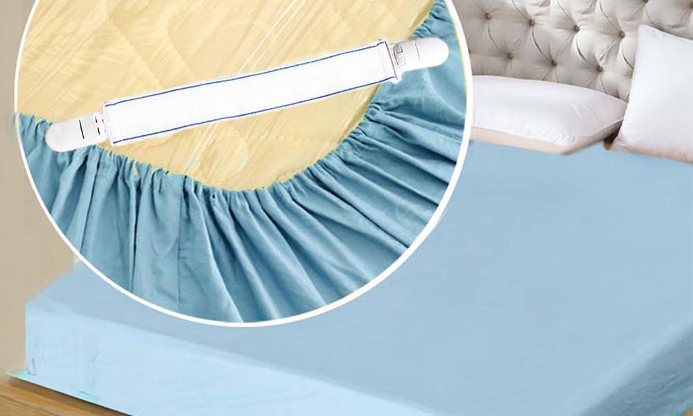 Bed Sheet and Ironing Board Cover Clips (4 Clips)