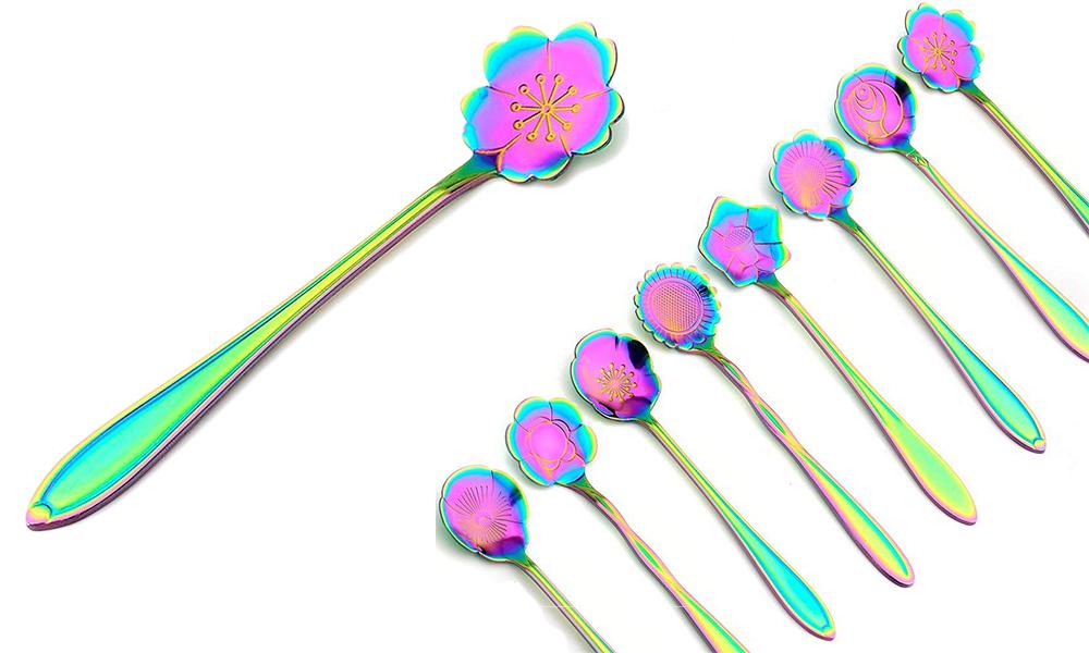 Flower Teaspoons(8 pack)