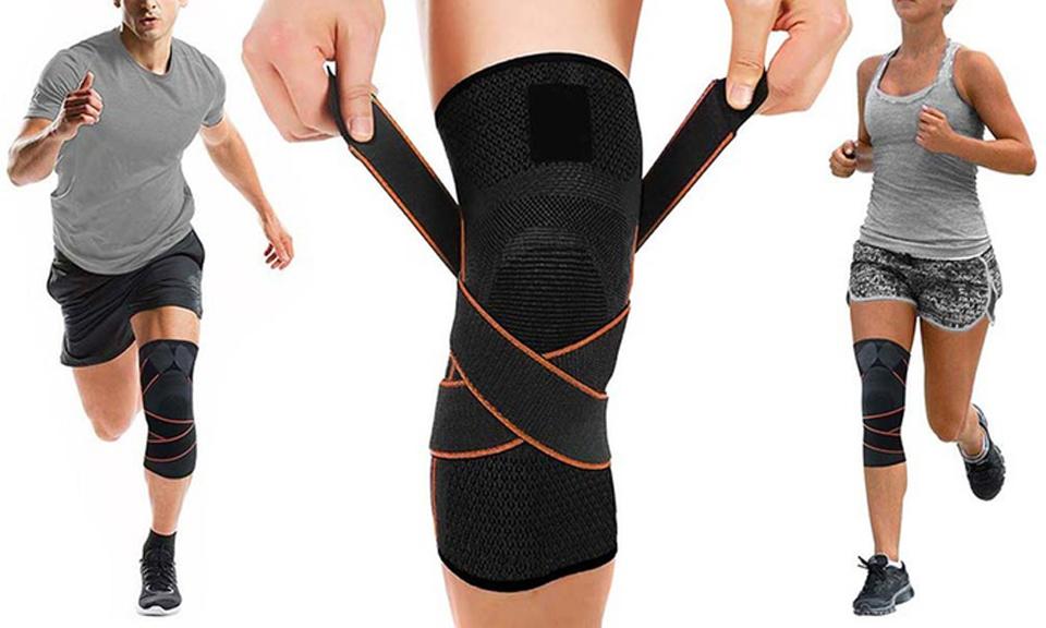 Knee Compression Sleeve with Adjustable Straps