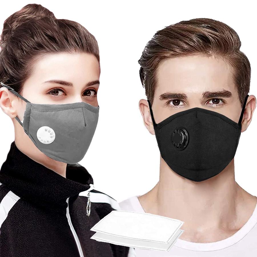 PM2.5 Filter Cotton Mask with 2 Filter Pads